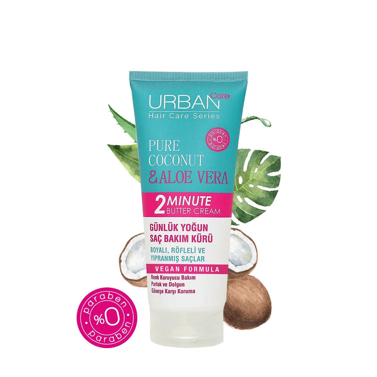 Pure Coconut and Aloe Vera Daily Conditioner 75 ml | Urban Care - Lujain Beauty