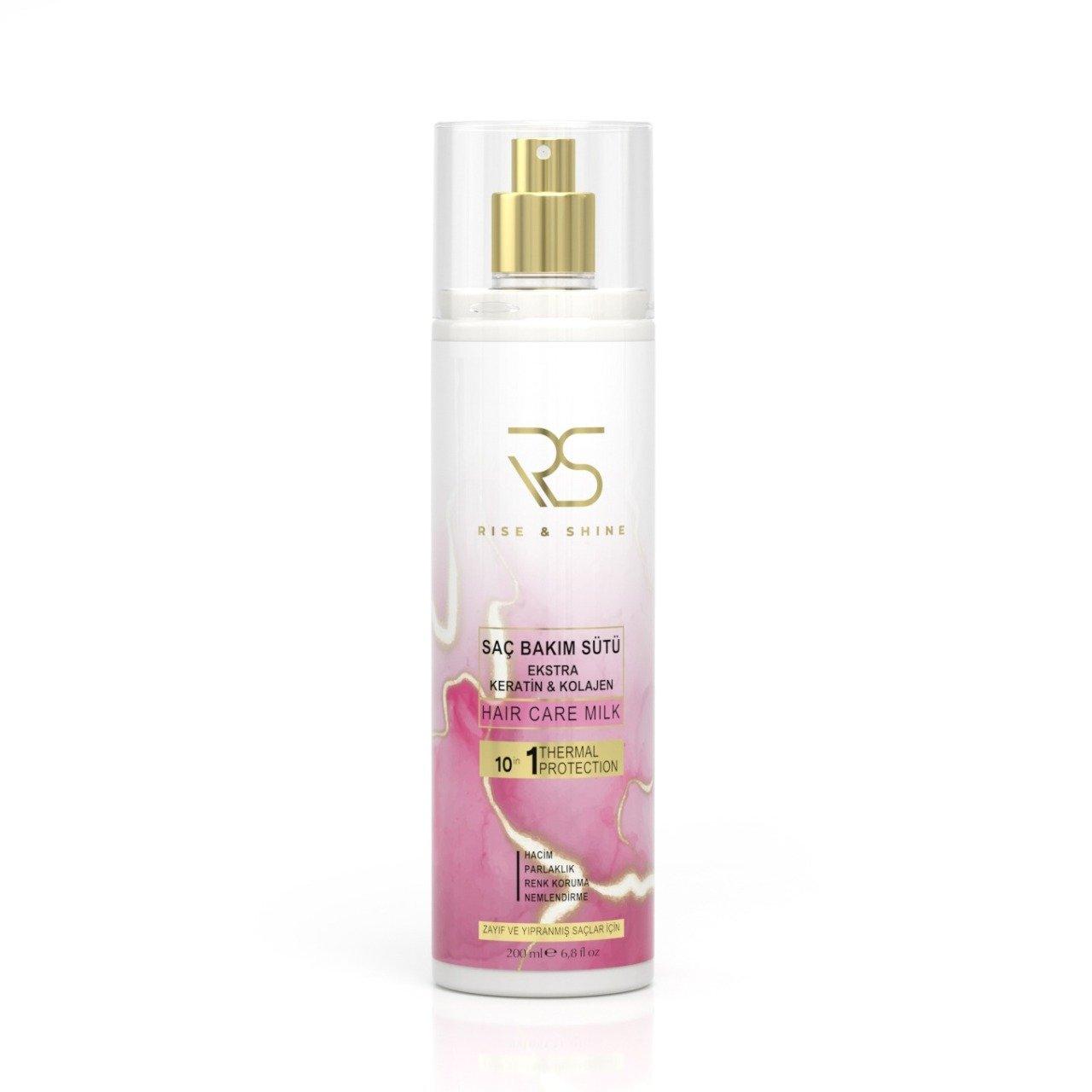 Rise & Shine Keratin & Collagen Hair Care Milk - 200 ML - Lujain Beauty
