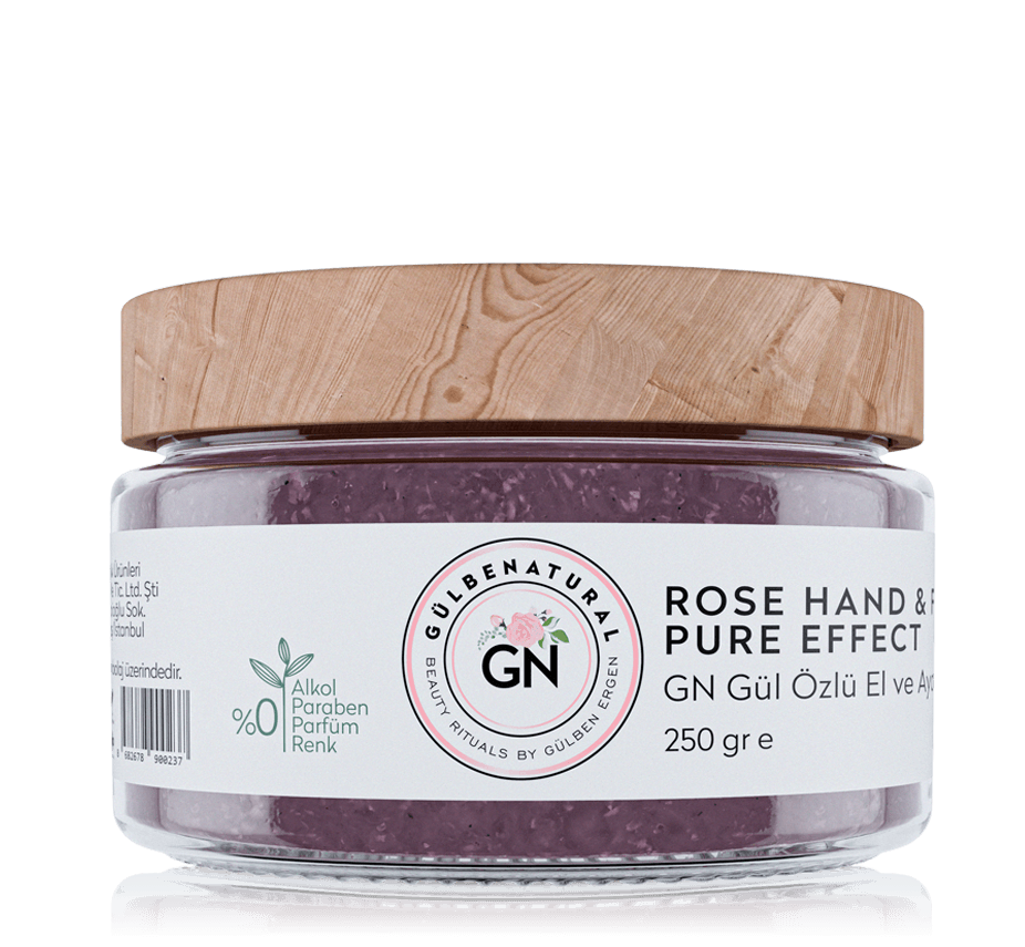 ROSE EXTRACT BODY PEELING GULBENATURAL 250gr - Lujain Beauty
