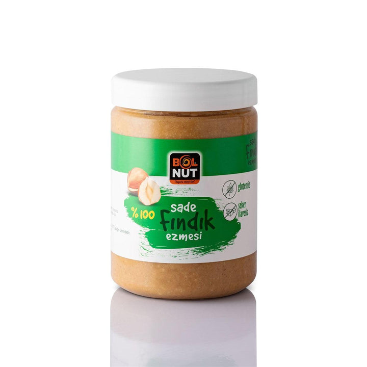 Sugar Free Plain 100% Hazelnut Butter 1 Kilo - Lujain Beauty