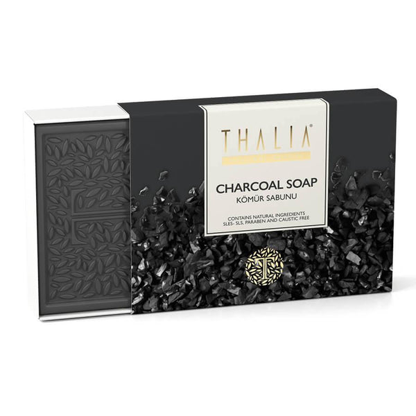 Thalia Natural Beauty Soap -  Charcoal Soap - 150 gr - Lujain Beauty