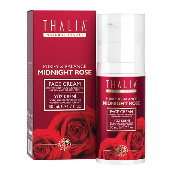 Thalia Purifying Midnight Rose (Rose Water) Face Care Cream - 50 ml - Lujain Beauty