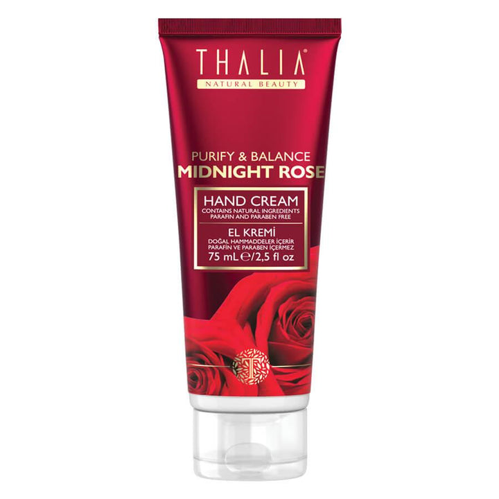 Thalia Purifying Midnight Rose (Rose Water) Hand Cream 75 ml - Lujain Beauty