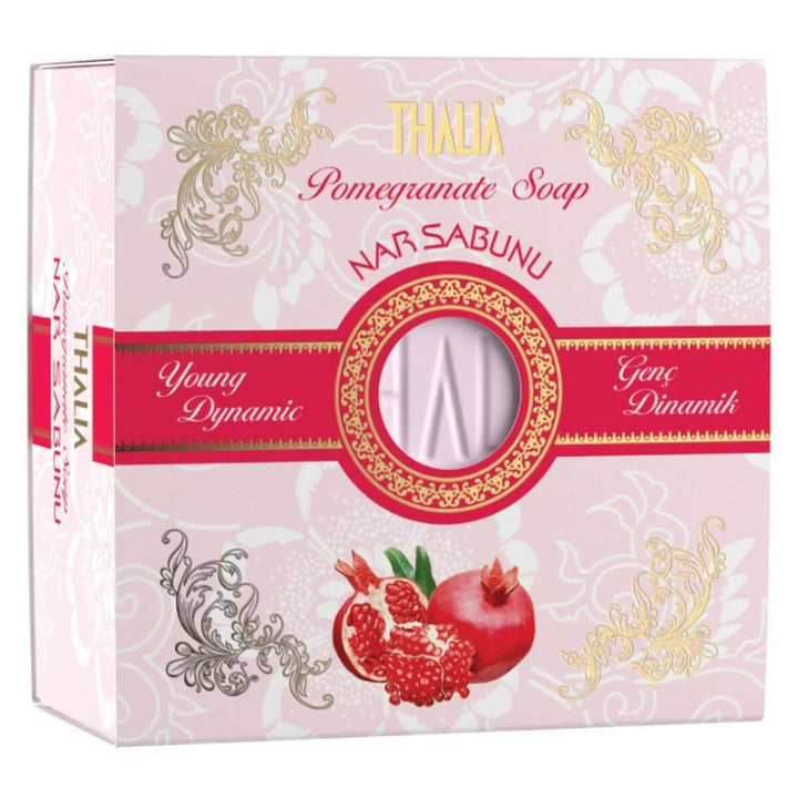 Thalia Refreshing Effect Pomegranate Extract Natural Solid Soap - 150 gr - Lujain Beauty