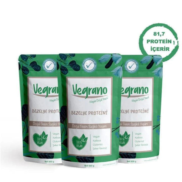 Vegrano Pea Protein 3 x 100 g - Lujain Beauty