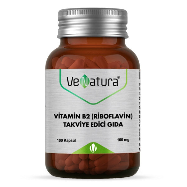 VeNatura Vitamin B2 (Riboflavin) 100 mg 100 Kapsül