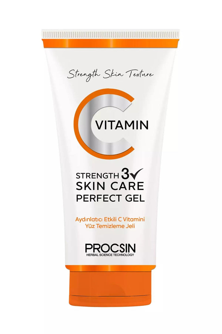 Vitamin C Facial Cleansing Gel 150 ML - Lujain Beauty