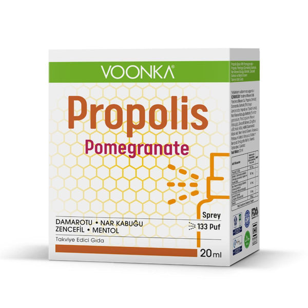 Voonka Propolis Pomegranate Spray 20 mL - Lujain Beauty