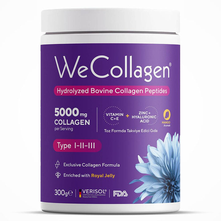 We Collagen® Type 1-2-3 Powder Collagen 300gr - Lujain Beauty