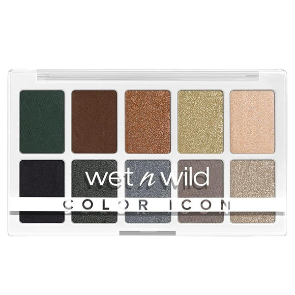 Wet n wild Color Icon 10 Eyeshadow Palette Lights Off - Lujain Beauty