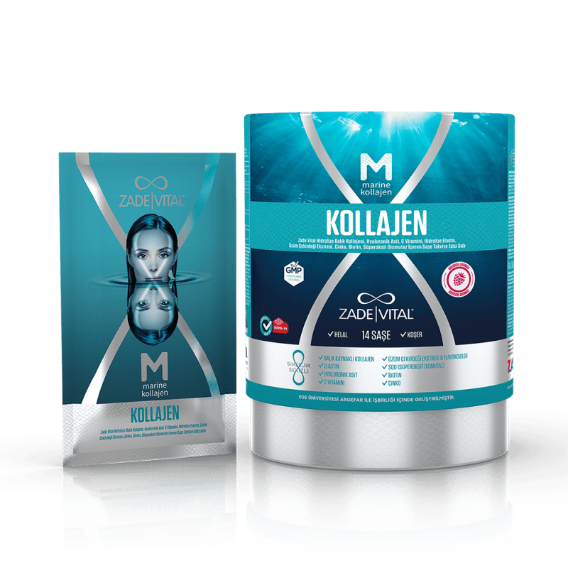 Zade Vital Marine Collagen 28 Sachet - Lujain Beauty