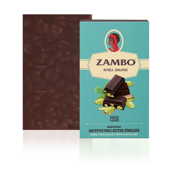 Zambo Pistachio Dark Chocolate 150g