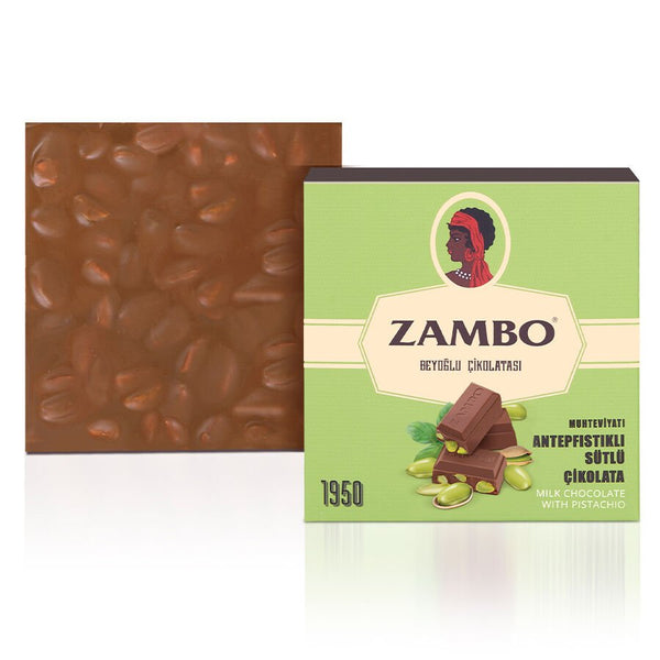 Zambo Pistachio Milk Chocolate 90g