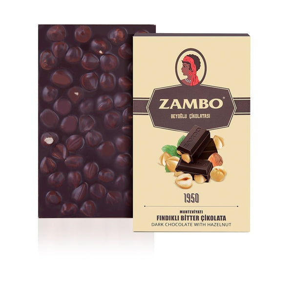 Zambo Hazelnut Dark Chocolate 150g